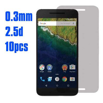 No Package 10pcs 0.3mm 2.5D Arc Edge AGC Japan Toyo Glue Tempered Glass Film for Huawei Nexus 6P 