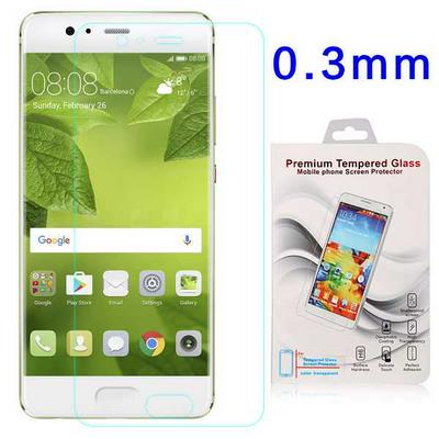 Anti Scratch 0.3mm Arc Face Full Screen Transparent Tempered Glass Screen Protector Film for Huawei P10 Plus