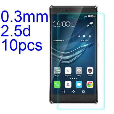 10Pcs 0.3mm 2.5D AGC Material Tempered Glass with Toyo Glue Electroplating Fingerprint Coating Screen Protector for Hua wei Ascend P9 Plus