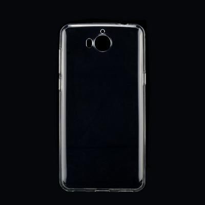 Waterproof Pattern Ultra Thin Anti-Drop Soft TPU Back Cover Protective Case for Huawei Y5 / Y6 2017 - Transparent