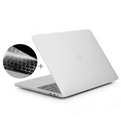 Enkay Hat-Prince 2 in 1 Frosted Hard PC + EU Veision Keyboard Guard Film Protecor Cover Case for Apple MacBook Pro 13.3 Inch (A1708) without Touch Bar - Sliver