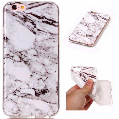 Marble Pattern Soft TPU Back Cover Case for iPhone 6 / 6S - Beauty