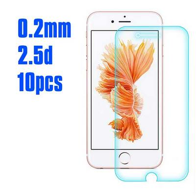 No Package 10Pcs 2.5D 0.2mm Premium Tempered Glass Screen Protector for iPhone 6 / 6S 