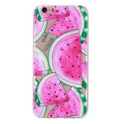 Soft TPU Back Cover Case for iPhone 6/ 6S - Watermelon 