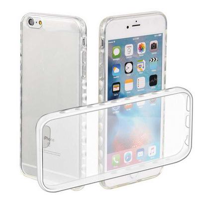 Anti Slide Ultra Thin Transparent Soft TPU Back Cover Case for iPhone 6 Plus / 6S Plus - Transparent