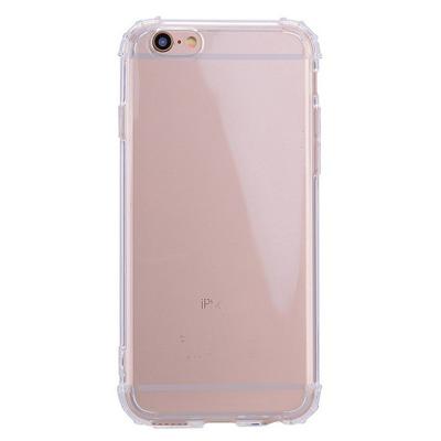 Anti-Drop Anti-Scratch Transparent Soft TPU Back Cover Protective Case for iPhone 6 Plus / 6S Plus - White