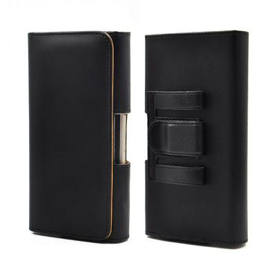 Book Waist Hanging Hanged Pouch Holder PU Leather Flip Cover Case Holster Bag for iPhone 6 Plus 6S Plus 5.5 Inch