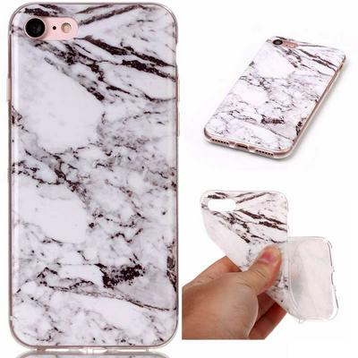 IMD Marble Pattern Soft TPU Back Cover Case for iPhone 7 - Line