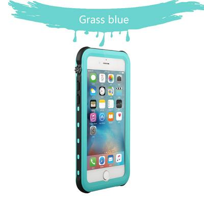 Redpepper Waterproof Shock Dirt Snow Proof Tough Armor PC + TPU Case for iPhone 7 - Grass Blue