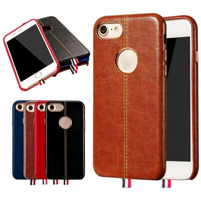XO Creative Case PC + Imported PU Leather Back Cover with Magnet Case for iPhone 7 - Brown/ Red/ Black/ Blue