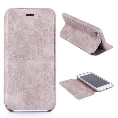 X - Level Extreme Series PU Leather + PC Stand Case for iPhone 7 - Gold 