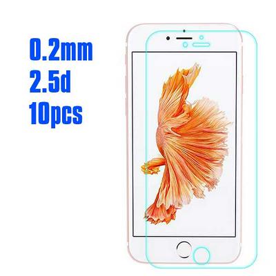 No Package 10Pcs 2.5D 0.2mm Premium Tempered Glass Screen Protector for iPhone 7  