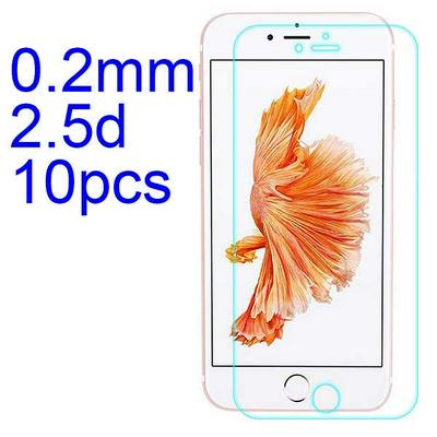 10Pcs 0.2mm 2.5D Full Cover Lobo Material Tempered Glass with Korean Glue Screen Protector for iPhone 7