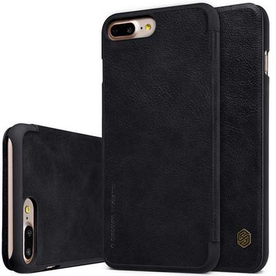 Nillkin Qin Series PU Leather + PC Card Holder Protective Case for iPhone 7 Plus - Black 