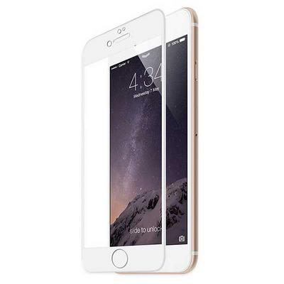 ENKAY Hat-Prince 0.2mm 9H 3D Ultra-thin Anti-Scratch Carbon Fiber Tempered Glass Screen Protector for iPhone 7 Plus - White 