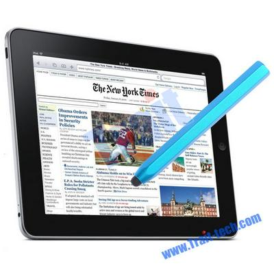 Solid Aluminium Metal Touch Pen Stylus for iPad 2/iPod Touch/iPhone 4/iPhone, iPad Mini, iPhone5, HTC, Samsung,Sony, LG, NOKIA, Blackberry Z10 (Baby Blue)