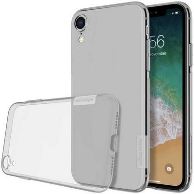 Nillkin Original Color Transparent TPU Back Cover Phone Case for iPhone XR 6.1 Inch - Grey