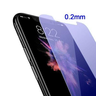 10Pcs 0.2mm Anti Blue-ray Premium Tempered Glass Screen Protector Film for iPhone X  