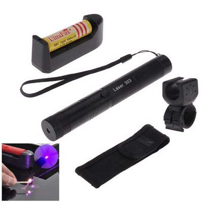 LT-00303 Zoom Focusing Laser Pointer - Purple Light
