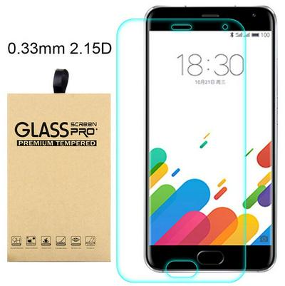 0.33mm 2.15D 9H ARC Tempered Glass Screen Protector Film for Meizu M1 Metal 