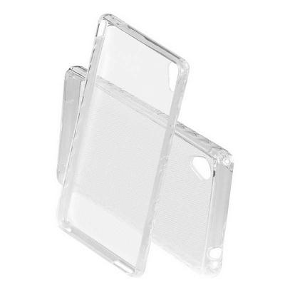 Anti Slide Ultra Thin Transparent Soft TPU Back Cover Case for Sony Xperia M4 Aqua / E2303 / E2333 / E2353 - Transparent