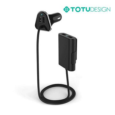 TOTU Torch Series 4 USB 9.6A 1.8M Universally USB Car Charger For Phone PT-069