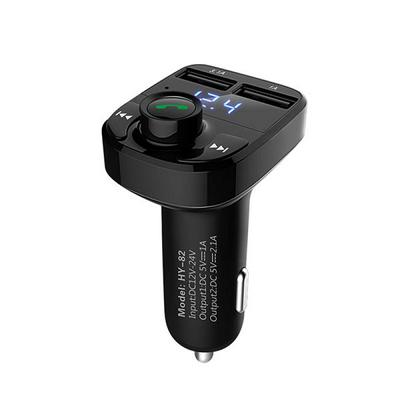 HY-82 Bluetooth MP3 Music Kit Auto Radio Audio Stereo Player Hands-free FM Transmitter TF Card U Disk Dual USB Car Charger