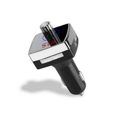 L6 Bluetooth 4.2 Handsfree FM Transmitter Dual USB 3.1A Car Charger U Disk Play Music Calling Number Report