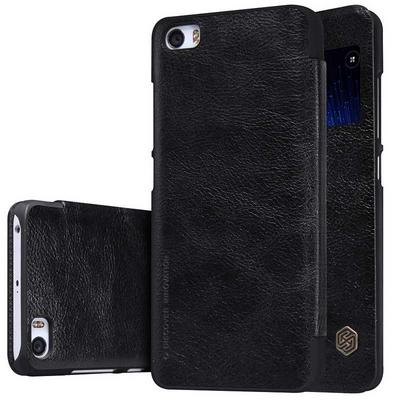 NILLKIN Qin Series Smart View PU Leather Case for Xiaomi Mi 5 - Black