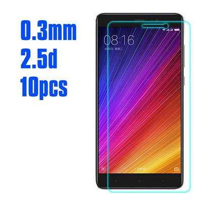 No Package 10Pcs 2.5D 0.3mm Premium Tempered Glass Screen Protector for Xiaomi Mi 5s Plus