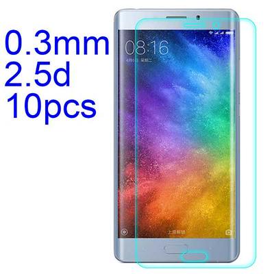 10Pcs 0.3mm 2.5D AGC Material Tempered Glass with Toyo Glue Electroplating Fingerprint Coating Screen Protector for Xiaomi Mi Note 2
