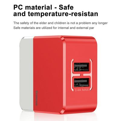 Baseus CCALL-XF09 Foldable Plug 3.4A Quick Charger 