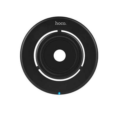 HOCO CW9 Exalted Wireless Charger 5W Dual Level Design Easy Heat Dissipation Universal Office Desktop Charging Mobile Phone Pad - Black