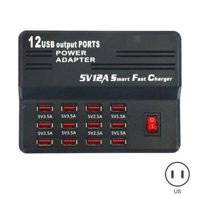 Universal US Plug 12 Ports USB 50W AC Smart Fast Wall Charger Power Adapter for All phones & tablets & Cameras & Other Digital Products