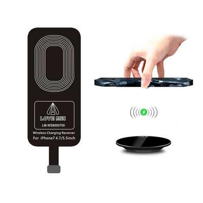 LOVE MEI Anti-skid Intelligent Wireless Charger Reciever Charging Mat for iPhone 7 4.7/ 5.5inch