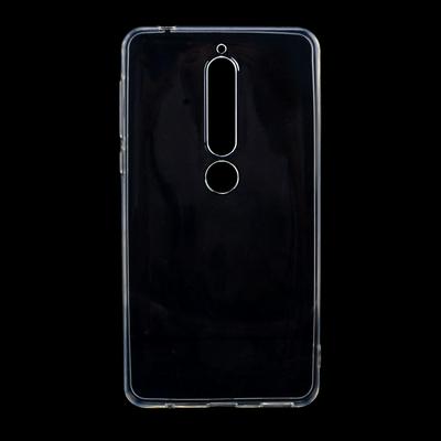 Waterproof Pattern Ultra Thin Anti-Drop Soft TPU Back Cover Protective Case for Nokia 6 (2018) / 6.1 - Transparent