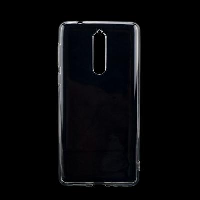 Waterproof Pattern Ultra Thin Anti-Drop Soft TPU Back Cover Protective Case for Nokia 8 - Transparent