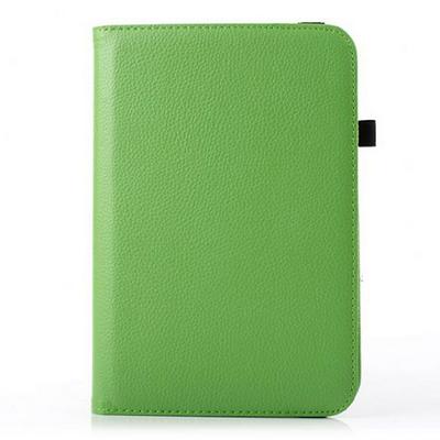 360 Degree Rotating Lichee Pattern Stand Flip PU Leather Case with Elastic Band Universal for 10 Inch Tablet for Lenovo Yoga Tab3 Pro ASUS ZenPad 10 (Z300C) Samsung Glaxaxy Tab S T800 - Green