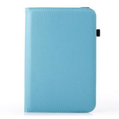 360 Degree Rotating Lichee Pattern Stand Flip PU Leather Case with Elastic Band Universal for 10 Inch Tablet for Lenovo Yoga Tab3 Pro ASUS ZenPad 10 (Z300C) Samsung Glaxaxy Tab S T800 - Blue