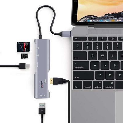 Type-C to HDMI Digital AV Multiport Adapter USB-C (USB 3.1) Hub 4K with USB 3.0 USB 2.0 Portable Dock for Nintendo 2016 / 2017 Macbook Pro