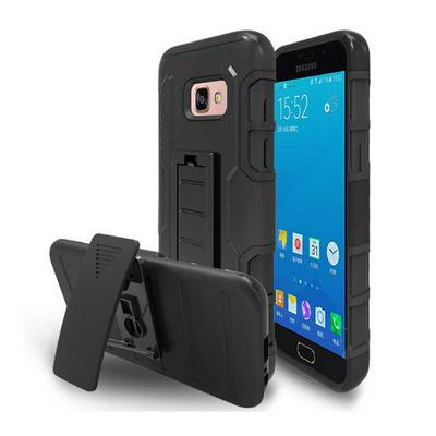 Detachable 3 in 1 Hybrid TPU + Hard PC Case with Stand for Samsung Galaxy A3 (2017)