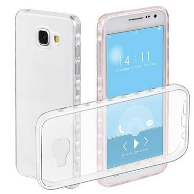 Anti Slide Ultra Thin Transparent Soft TPU Back Cover Case for Samsung Galaxy A5 (2016) / A510F - Transparent