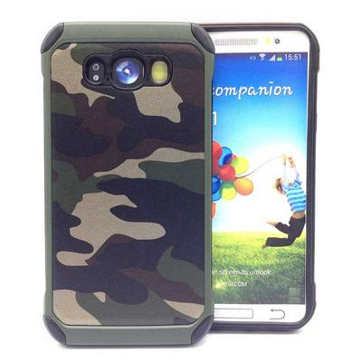 NX Brand 2 in 1 Army Camouflage Pattern PC + TPU Back Cover Case for Samsung Galaxy J1 J100 - Green