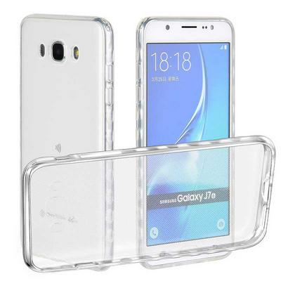 Anti Slide Ultra Thin Transparent Soft TPU Back Cover Case for Samsung Galaxy J7 (2016) J710 - Transparent