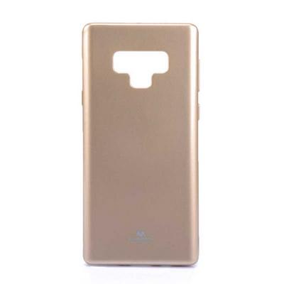 Mercury Goospery Glitter Powder Jelly Series Solid Color Soft TPU Back Cover Protective Case for Samsung Galaxy Note 9 - Gold