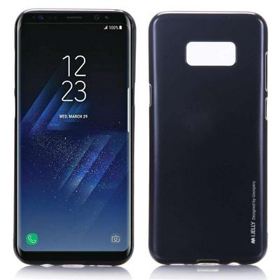 Mercury Goospery I Jelly Series Soft TPU Back Cover Case for Samsung Galaxy S8 / G9500 - Black