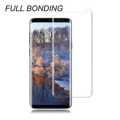 Shrink Edition Full Screen with Glue Anti-scracth Premium Tempered Glass Screen Protector Film for Samsung Galaxy S9 - Transparent