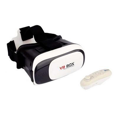 VR BOX VR02 3D VR Box Glasses Upgraded Version Virtual Reality 3D Video Headset for Smart Phone + Bluetooth Gamepad