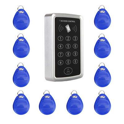 X3 Electronic 125KHz One Door RFID Card Access Control Keypad Support 1000 Users with 10 Key Fobs 