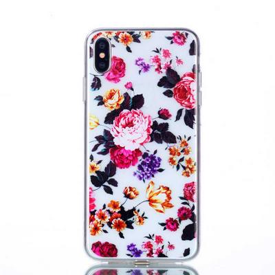 Colored Painting Transparent Soft TPU Back Cover Case for iPhone Xs Max 6.5 - Cartoon